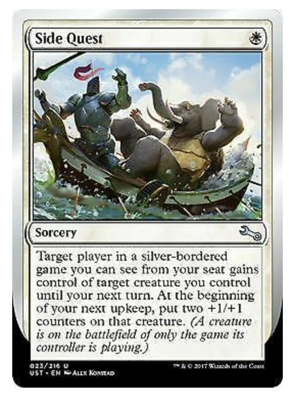 MTG - 4X Side Quest - 23/216 - Unstable  - Foil - NM/M - New - Image 1 of 1