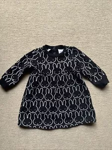 Cotton On Baby Girls Miffy Dress Size 1 Black/White - Picture 1 of 8