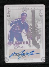 2021-22 Leaf Lumber Printing Plate Magenta 1/1 Mark Messier #SS-MM1 Auto HOF w3x