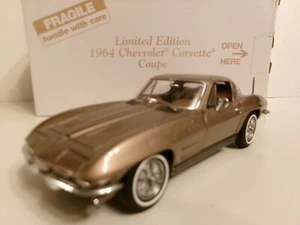 Danbury Mint 1964 Chevrolet Corvette Stingray Coupe Saddle Tan Limited Edition - Picture 1 of 11