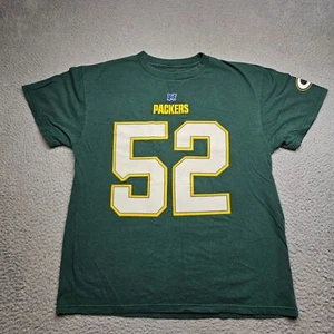 Clay Matthews Shirt Erwachsene Medium Grün Kurzarm Packers Tee Herren - Bild 1 von 13