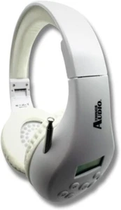 FM Antenna Radio Headphones with Pull-Out Antenna by Things Audio (White) - Picture 1 of 6