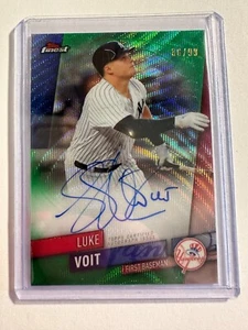 K82,004 - 2019 Finest Autographs Green Wave Refractors #FALV Luke Voit #/99 - Picture 1 of 1