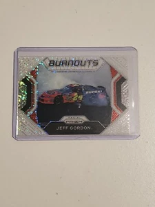Jeff Gordon 2021 Prizm Racing/National Treasures #B9 Burnouts White Sparkle... - Picture 1 of 2