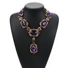 Women Choker Rhinestone Beads Statement Necklace Crystal Collar Pendant Jewelry