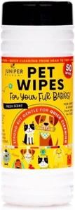 Pet Wipes for Pets Cleansing, Wipes for Dogs & Puppies-Mild & Soothing 50 Count - Picture 1 of 6