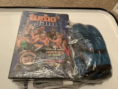TURBO JAM DVD Workouts 5 Discs, Weighted Gloves & Guidebook Set Foto 1 de 2
