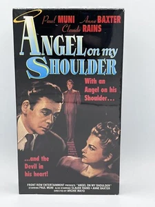 ANGEL ON MY SHOULDER 1993 VHS Movie, ANNE BAXTER, PAUL MUNI, NEW Factory SEALED - Picture 1 of 6