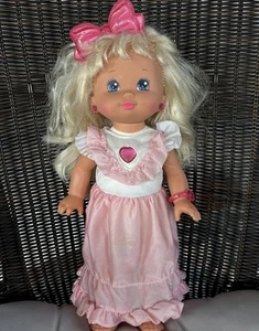 PJ Sparkles Doll Mattel Lights ExcellentCondition Vintage 1988 Pink Dress Works - Picture 1 of 6