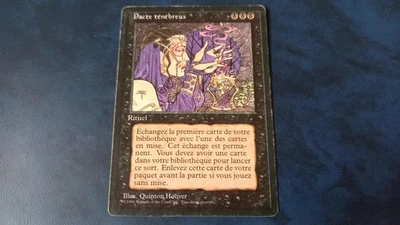 MTG – Carte Magic - Pacte ténébreux - 3ème édition Bords Noirs (FBB) – LP - Photo 1/2