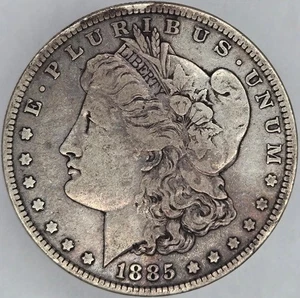 1885 F Fine Morgan Dollar - Picture 1 of 2