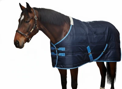 IV Horse Stable Rug 200 gram fill Navy 5'0'' - 7'0'' - Image 1 of 4