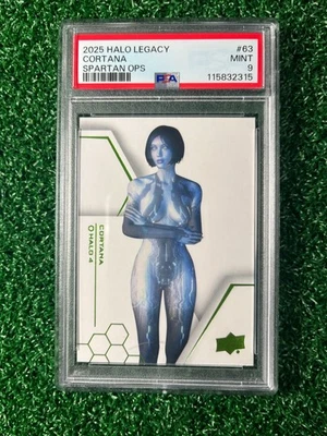 2025 Upper Deck Halo Legacy Cortana Spartan Ops #63 PSA 9 - Image 1 of 2
