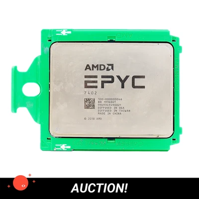 2x AMD Epyc 7402 100-000000046 (Dell locked) 2.8Ghz 24 Core CPU - Image 1 of 4