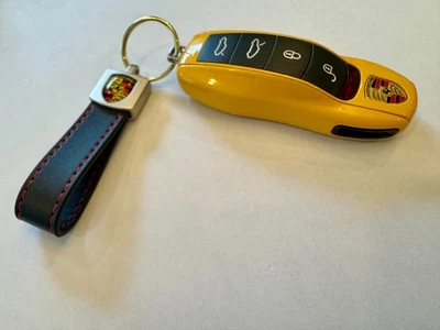 OEM PORSCHE 911 718 SMART KEY Keyless Remote Entry FOB - RACING YELLOW - Image 1 of 3