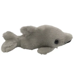Oriental Trading Co. Dolphin Plush 7'' Gray White Stuffed Animal Toy - Picture 1 of 10