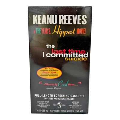 The Last Time I Committed Suicide VHS Screener Promo SEALED Keanu Reeves 1997 - Image 1 of 4