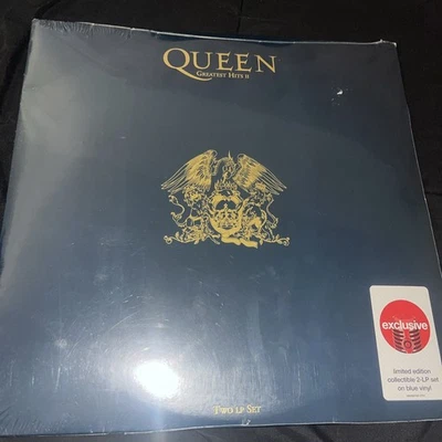 Queen - Greatest Hits 2 II 2LP Blue Vinyl Exclusive Limited Target NEW Foto 1 de 2