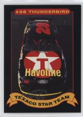 1992 Maxx Texaco Star Team Davey Allison #28 Thunderbird #2 HOF - Image 1 of 2