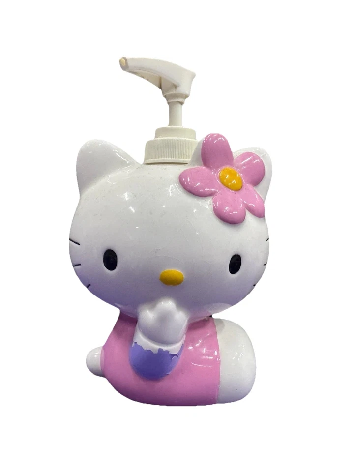 Vintage Y2k Hello Kitty Soap Pump Dispenser With Flower Bow - Image 1 of 2
