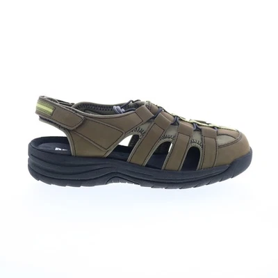 Sandalias deportivas Drew Hamilton 47708-17 para hombre verdes extra anchas 6E zapatos Foto 1 de 4