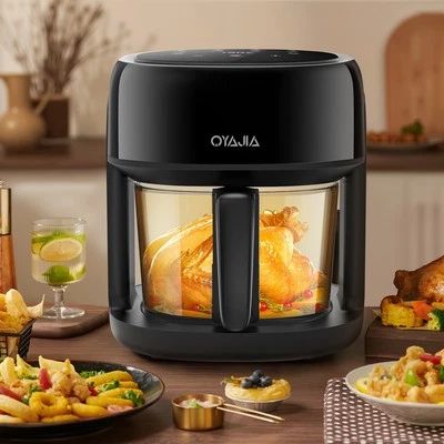 XXL Heißluftfritteuse 5L Fritteusen Friteuse Heißluft Air Fryer 1800W ohne Öl DE - Bild 1 von 4