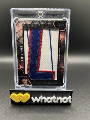 2018 Topps - Addison Russell “Own The Name” One of One ONR-AR - Image 1 of 3