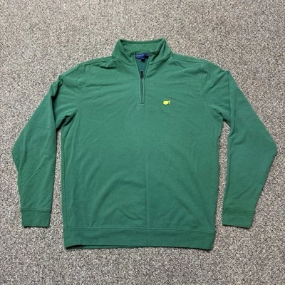 Masters Clubhouse Collection 1/4 Zip Augusta National Golf Pullover Berckmans M - Image 1 of 4