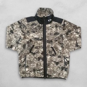 Oakley Sherpa Jacket Camo Fleece Mens Medium - Picture 1 of 7