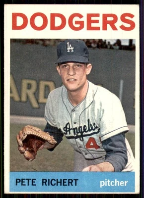 1964 Topps #51 Pete Richert Los Angeles Dodgers Foto 1 de 2