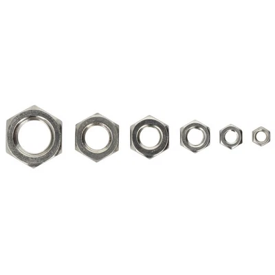 DIN 934 Sechskantmuttern Muttern Edelstahl A2 Sechskantmutter M2 - M30 Mutter - Bild 1 von 2