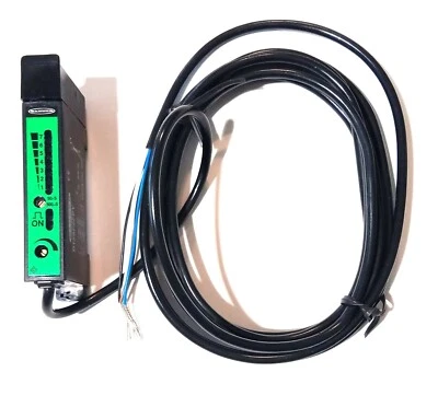Banner Engineering D12SP6FPY D12 Series DIN Rail High Power Fiber Optic Sensor - Image 1 of 4