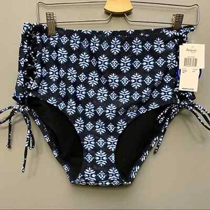 Badeanzug für alle marineblau gemusterten Bikinihose nur - Bild 1 von 9