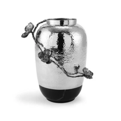 Jarrón grande de mármol orquídea negra Michael Aram (nuevo, en caja; venta al por menor: $415) Foto 1 de 2