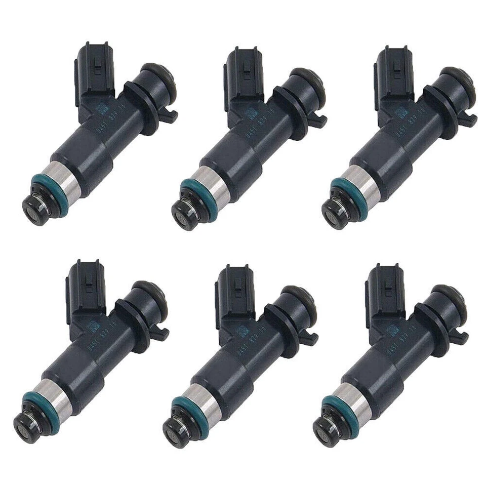 6pcs Fuel Injector For 2005-2008 Acura RL TL MDX 16450RJAA01 16450-RJA-A01 FJ773 - Image 1 of 4
