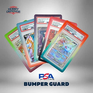 Gradient PSA Graded Card Slab Bumper Guard Protector Skin TPU - 7 Colors - Picture 1 of 12