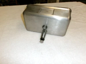 Vintage Seifenspender Wandhalterung Bürste Edelstahl - Bild 1 von 4
