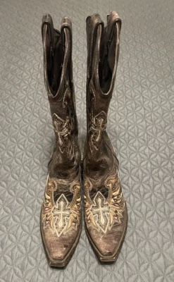 Botas Denver Marrón Hechas a Mano Talla 8.5 Usadas en Excelente Condición Foto 1 de 4