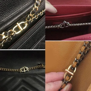 Adjustable Buckle Chain Strap Bag Handbag Handle Length Adjustment Metal Hook - Picture 1 of 16