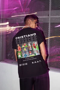 Cristiano Ronaldo CR7 Unisex T-Shirt | Football Player Shirts | Ronaldo Merch  - Picture 1 of 6