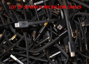 X50 - Samsung 6" inch Fast Charging Cable Micro USB Data Cord For Android / etc - Picture 1 of 1