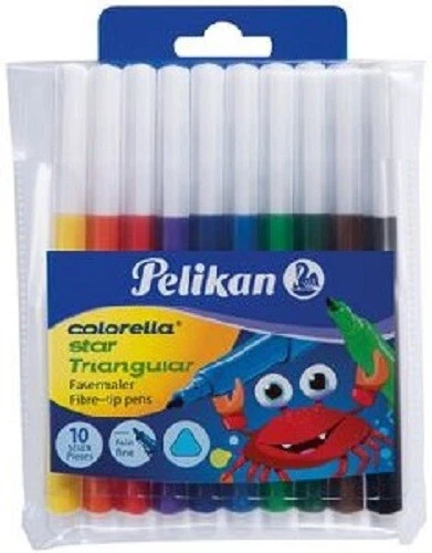Pelikan Colorella Star Triangular Fasermaler Filzstifte fein - Bild 1 von 1