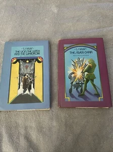 The Chronicles of Narnia Books #1 & #4 Hardcover Vintage 1950s Book Club Edition - Picture 1 of 10