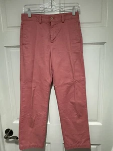 Vineyard Vines Boys Pink Cotton Chino Pants Size 14 - Picture 1 of 2
