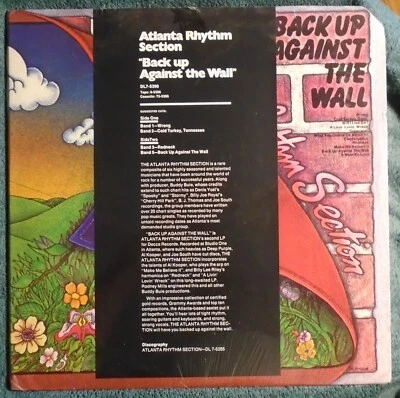 ATLANTA RHYTHM SECTION, Back Up Against Wall PROMO USA New Sealed LP FREE SHIP - Image 1 of 2