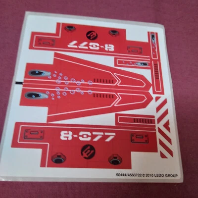 Authentic Lego Unused Sticker Sheet 8077 Atlantis Exploration HQ 90444 - Image 1 of 2