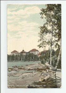 Rangeley Lake House und Shore Rangeley Maine Postkarte 1915 ME Resort Hotel - Bild 1 von 2