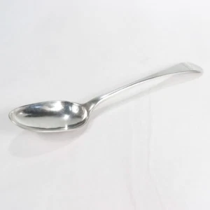 Antique Thomas Shields Philadelphia Coin Silver Teaspoon / Table Spoon - 18C - Picture 1 of 6