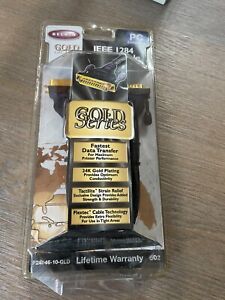 Belkin IEEE 1284 Printer Cable DB25 Male Parallel 10’ Gold Series New Sealed Box
