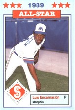 1989 Southern League All-Stars Jennings #22 Luis Encarnacion